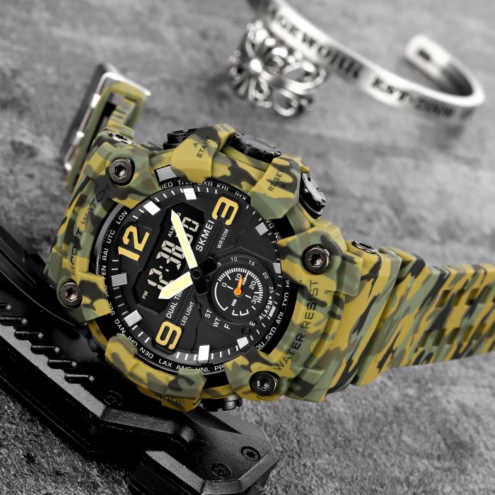 Skmei 1965CMGN camo green.