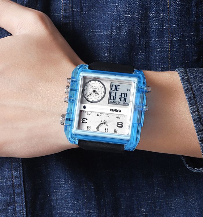 Skmei 2020BU Blue-Transparent SALE