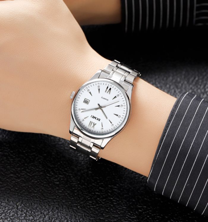 Skmei 2158SIWT Silver-White