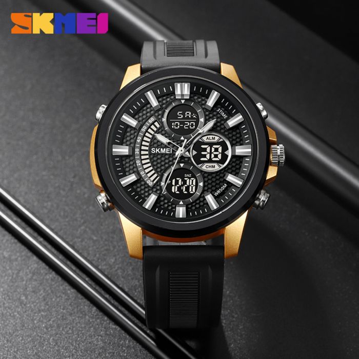 Skmei 2235BKGDBK Black-Gold-Black