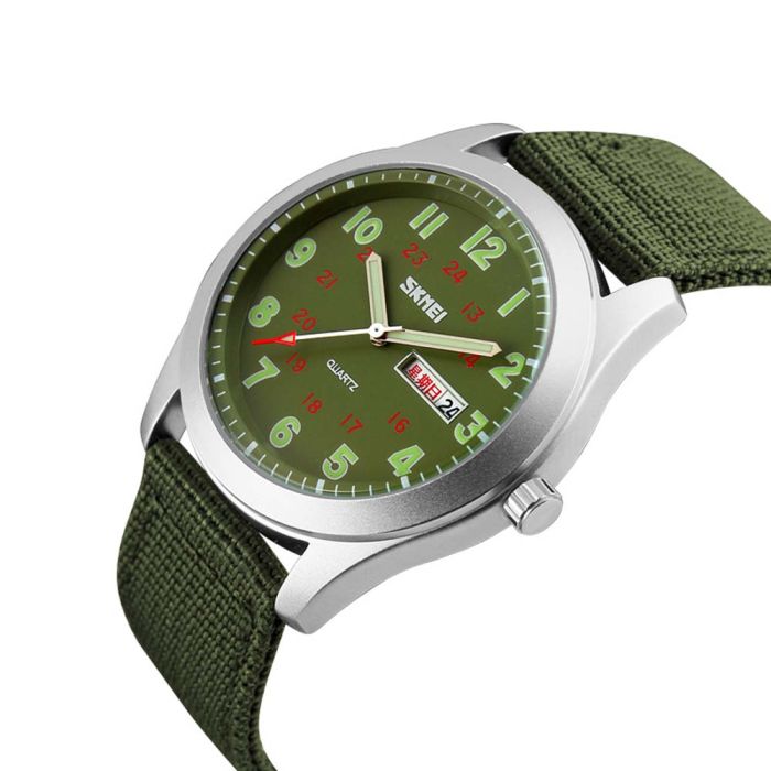 Skmei 9112GN Silver-Green 