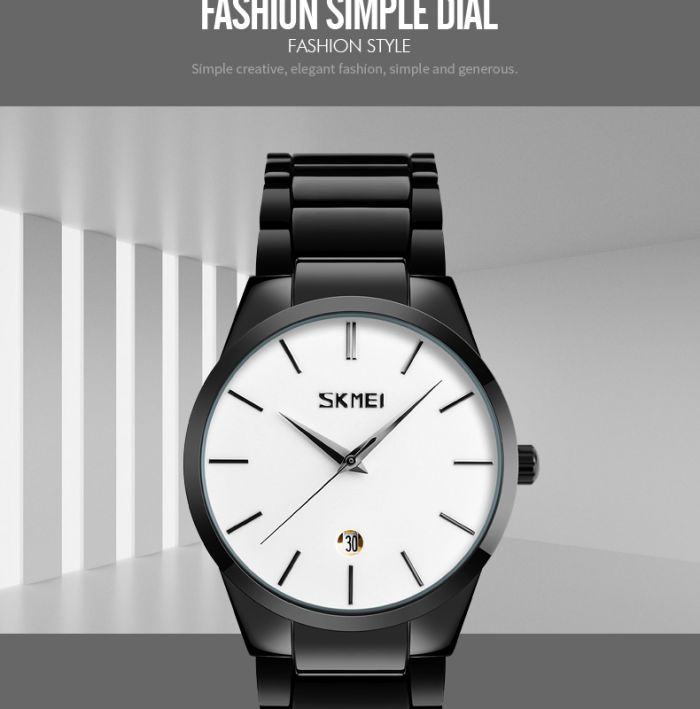 Skmei 9140BKWT Black-White