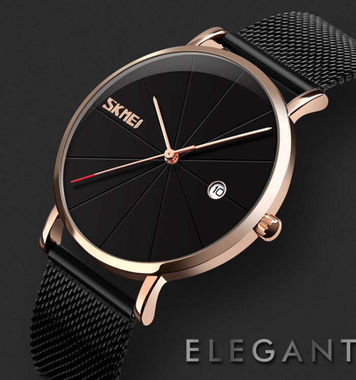 Skmei 9183RGBK Black-Rose Gold