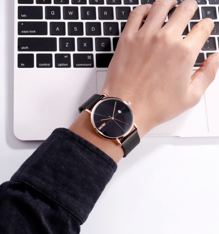 Skmei 9183RGBK Black-Rose Gold