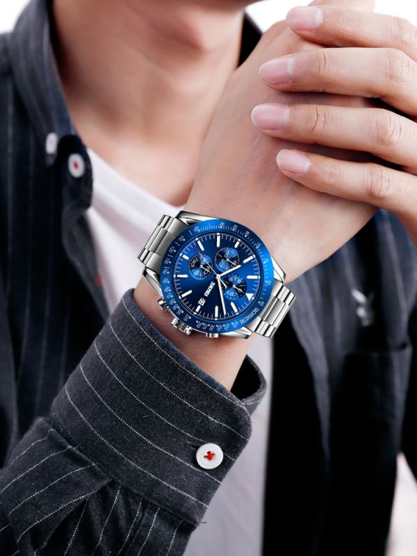 Skmei 9253SIBU Silver-Blue