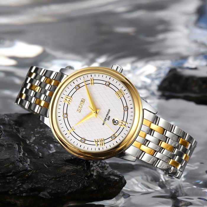 Skmei 9272TGDSI-B Gold/Silver-Silver Men