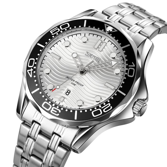 Skmei 9276SSISI Silver-Silver Steel Strap