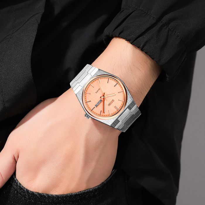 Skmei 9288SIRGRG Silver-Rose Gold-Rose Gold
