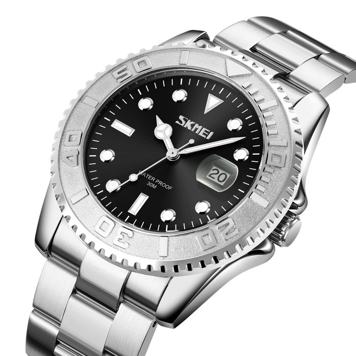 Skmei 9295SIBK Silver-Black STOPPED