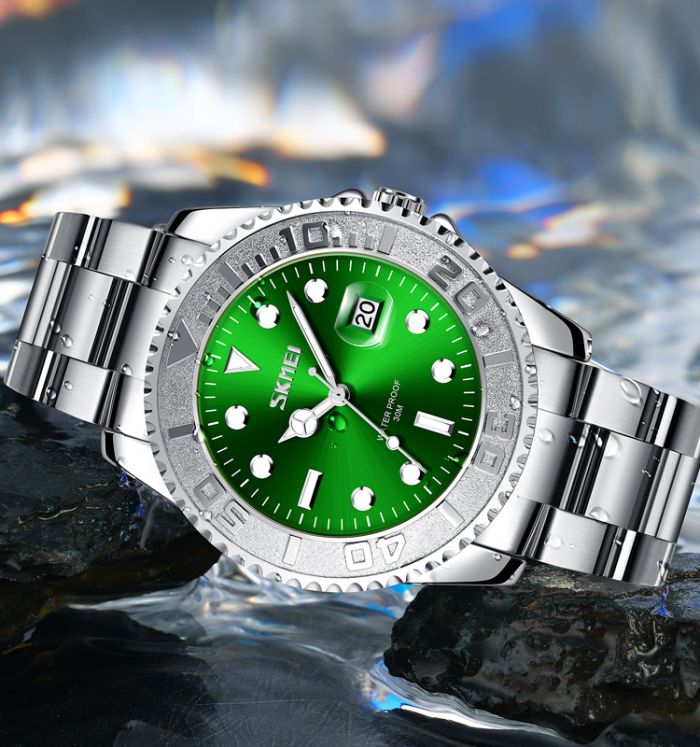 Skmei 9295SIGN Silver-Green