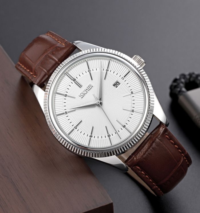 Skmei 9298SISIBN Silver Silver-Brown