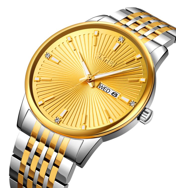 Skmei 9323TGDGD Silver/Gold-Gold