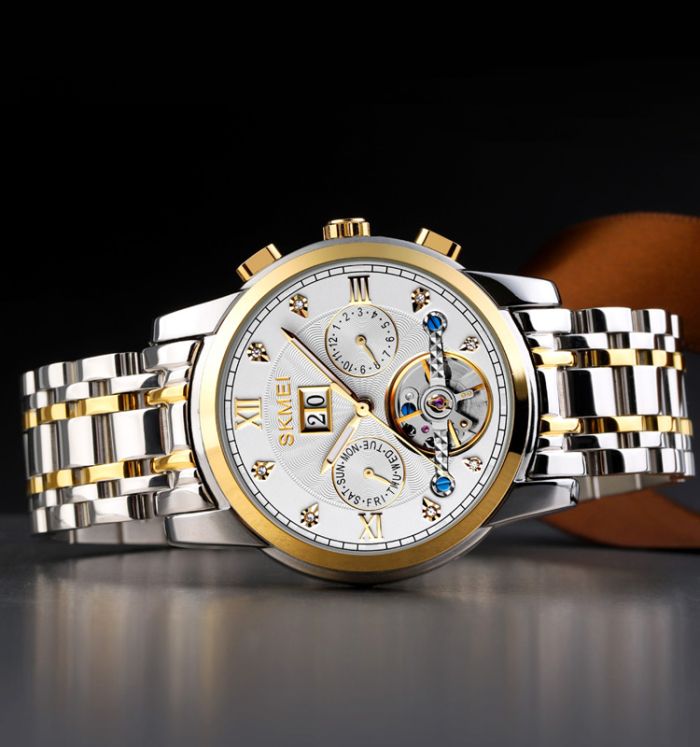Skmei M029TGDSI Gold-Silver-Silver